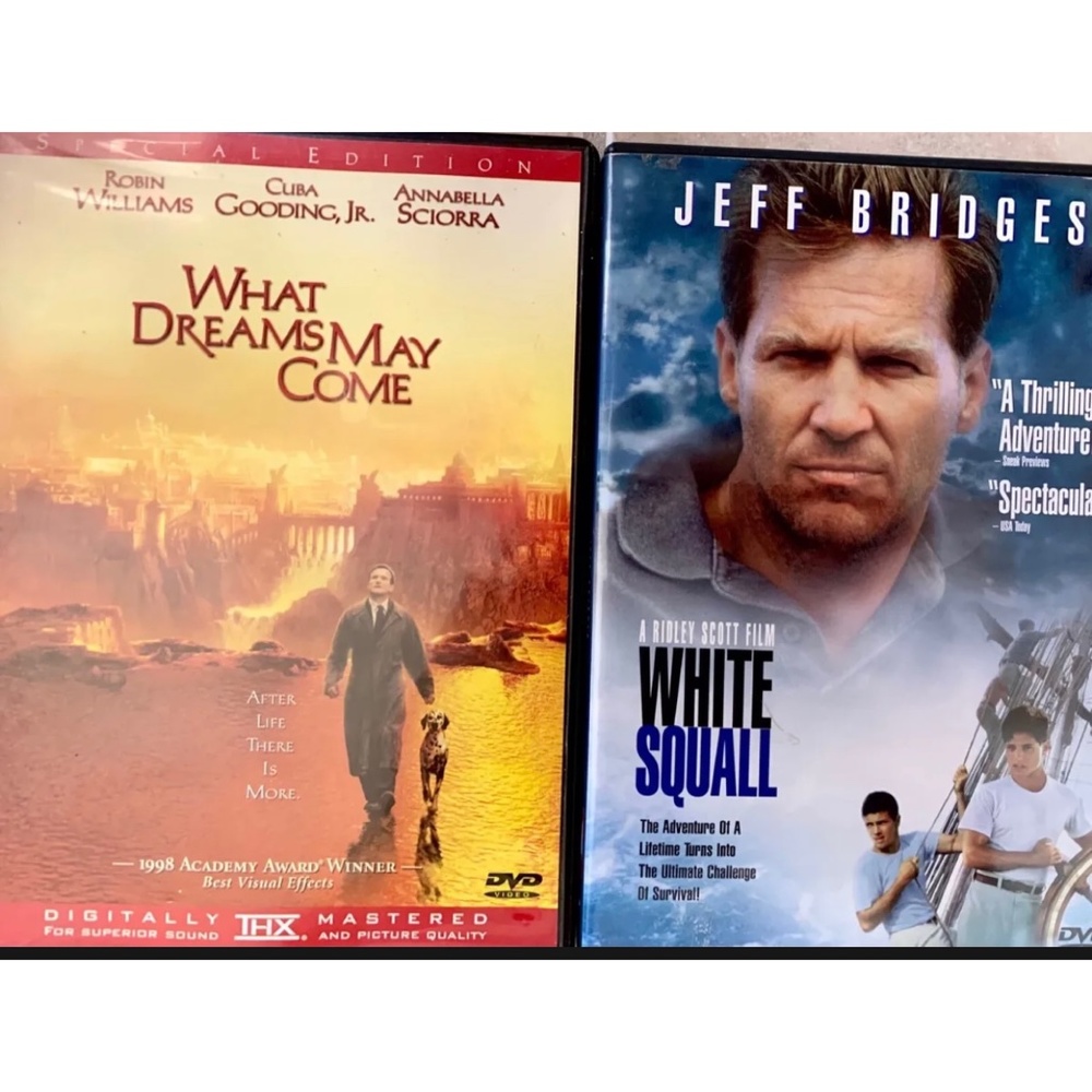 WHAT DREAMS MAY COME/WHITE SQUALL (Robin Williams/Jeff Bridges)